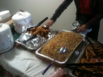 Pancit, Lumpia, Salted Chicken, and Rice
